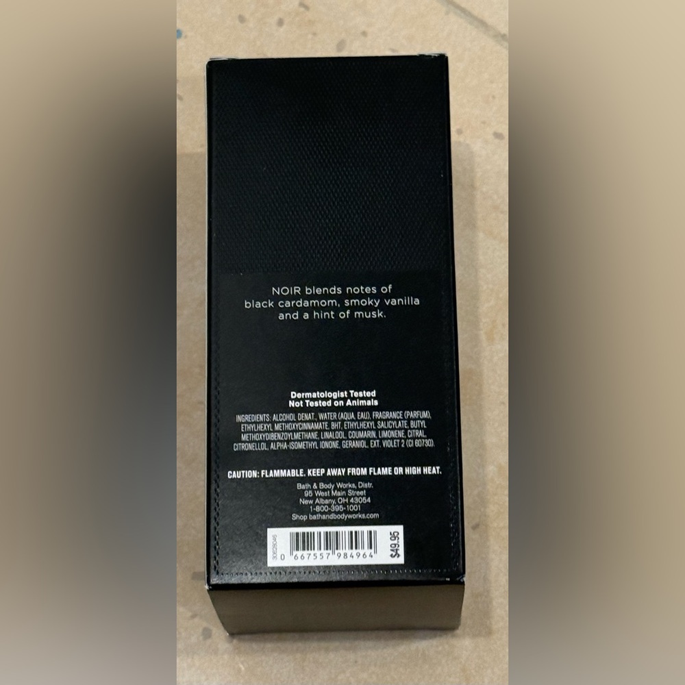 Noir by Bath & Body Works: 3 : Cologne , Face & Body wash & deodorant for Men - Picture 5 of 8